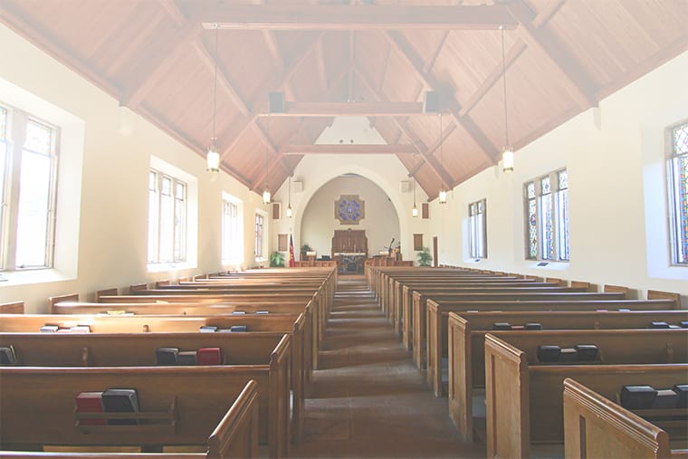 Inside of Catholic Church